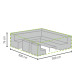  Winza | Loungesethoes Premium 300 x 300 x 75 cm 759621-01